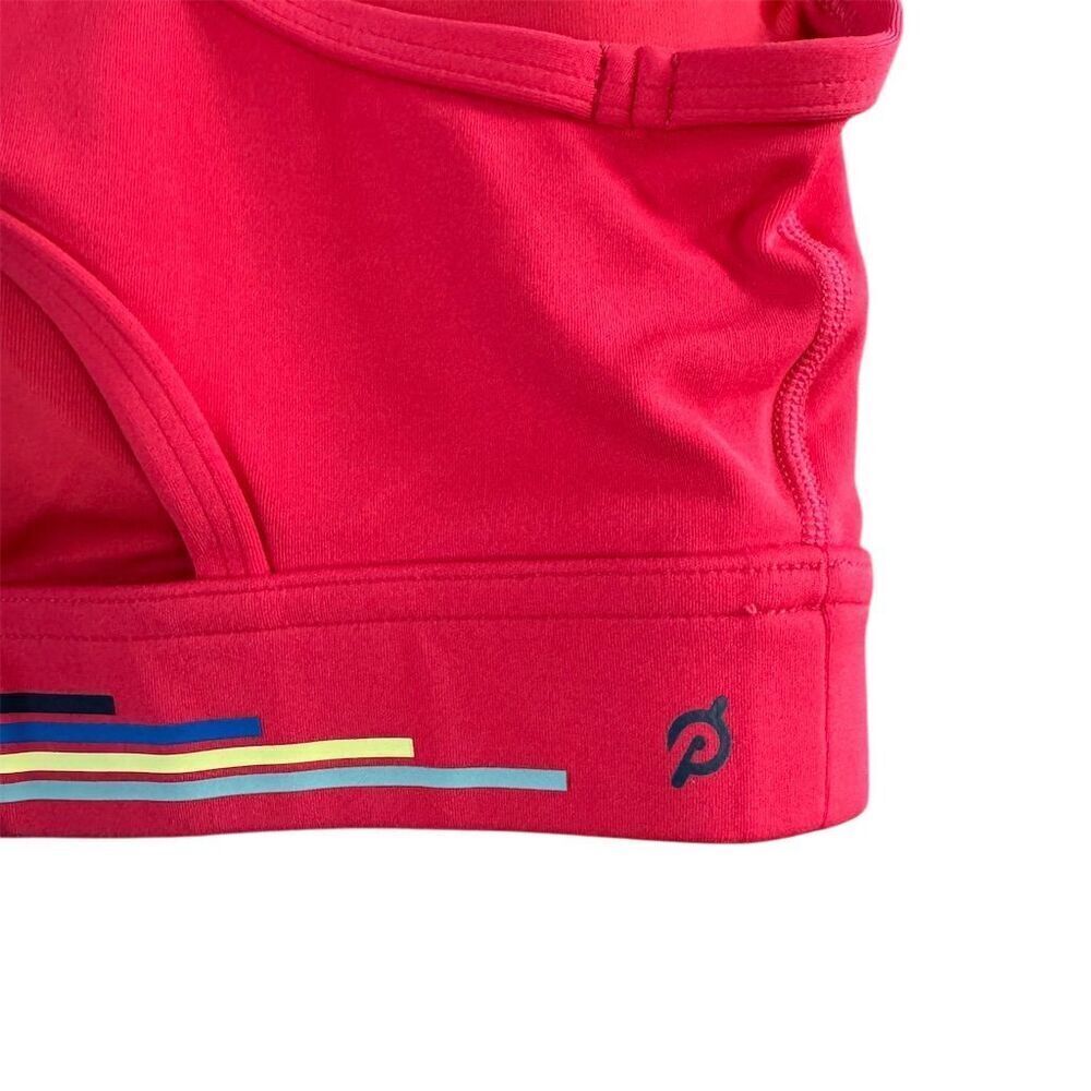 Peloton Women's Racerback Sports Bra Red Olympic Line Size Medium - Picture 9 of 9